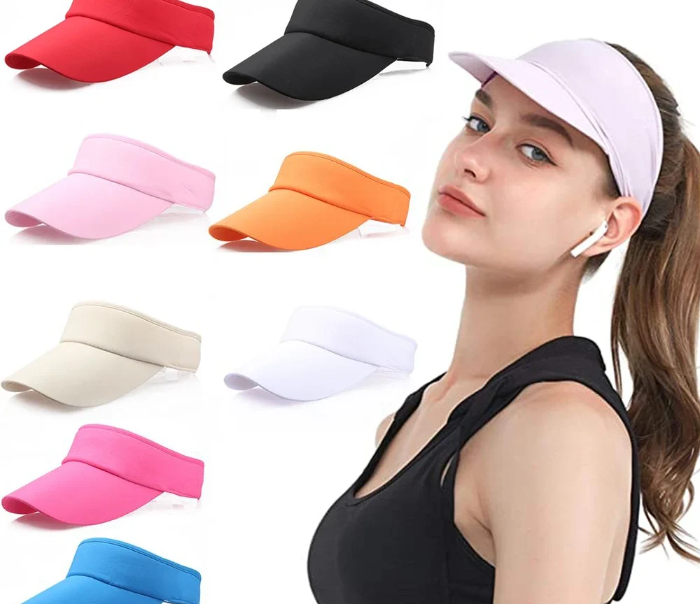 מגן שמש כובע מצחייה מתקפל, ספורט, ריצה, טמיס, גולף, מתכוונן