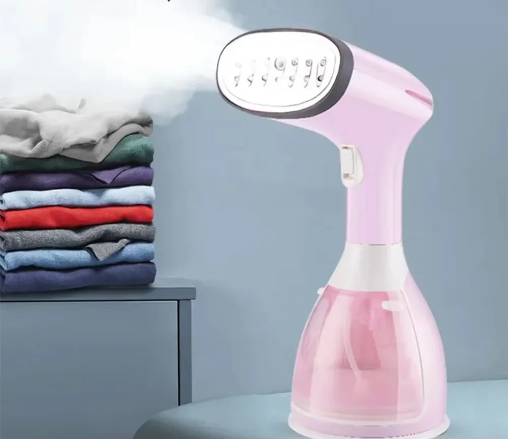 מגהץ אדים נייד, קומפקטי, 20 שניות חימום מהיר 1500W, סטימרים לבית ולנסיעות