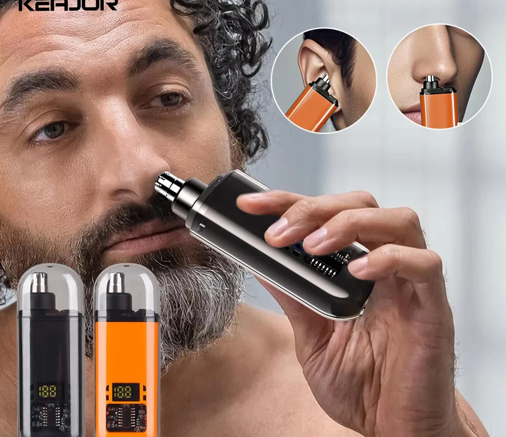 מספריים חשמליות נטענות להסרת שיער באף