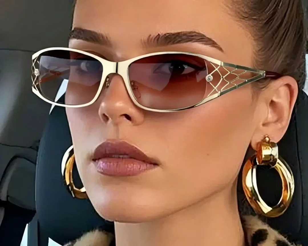 משקפי שמש חדישות לנשים בסגנון אופנתי 2025, מתכת יוקרתית באיכות גבוהה