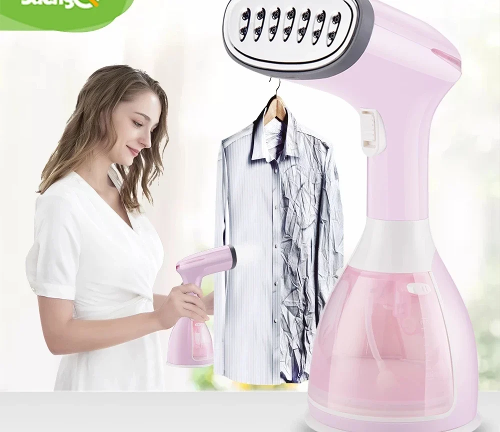 מגהץ אדים ביתי חשמלי לבגדים נייד  1500W, בעל יכולת חימום מהירה