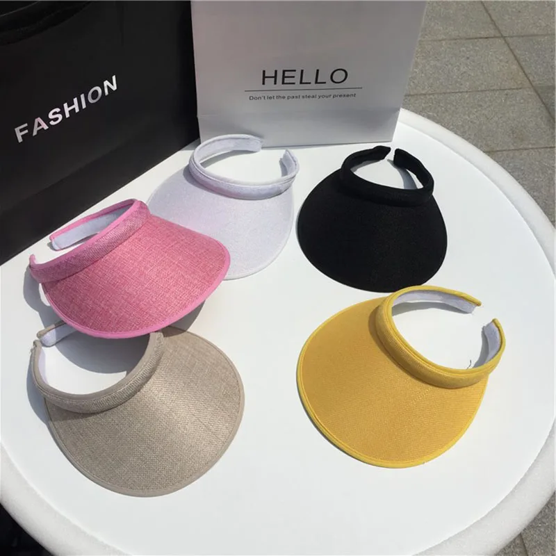 כובע מצחייה קש לקיץ , כובע חוף ים לטיולים לבנות ולבנים