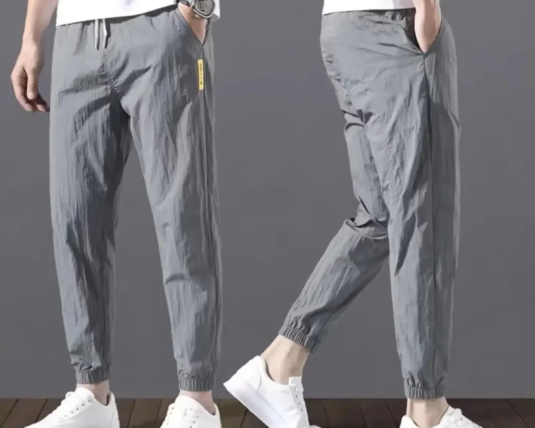 חדש מכנסיים ארוכים לכל מטרה, אופנה trendrloose מכנס קוריאני ספורט וינטג ' בגזרה ישרה ומחמיאה