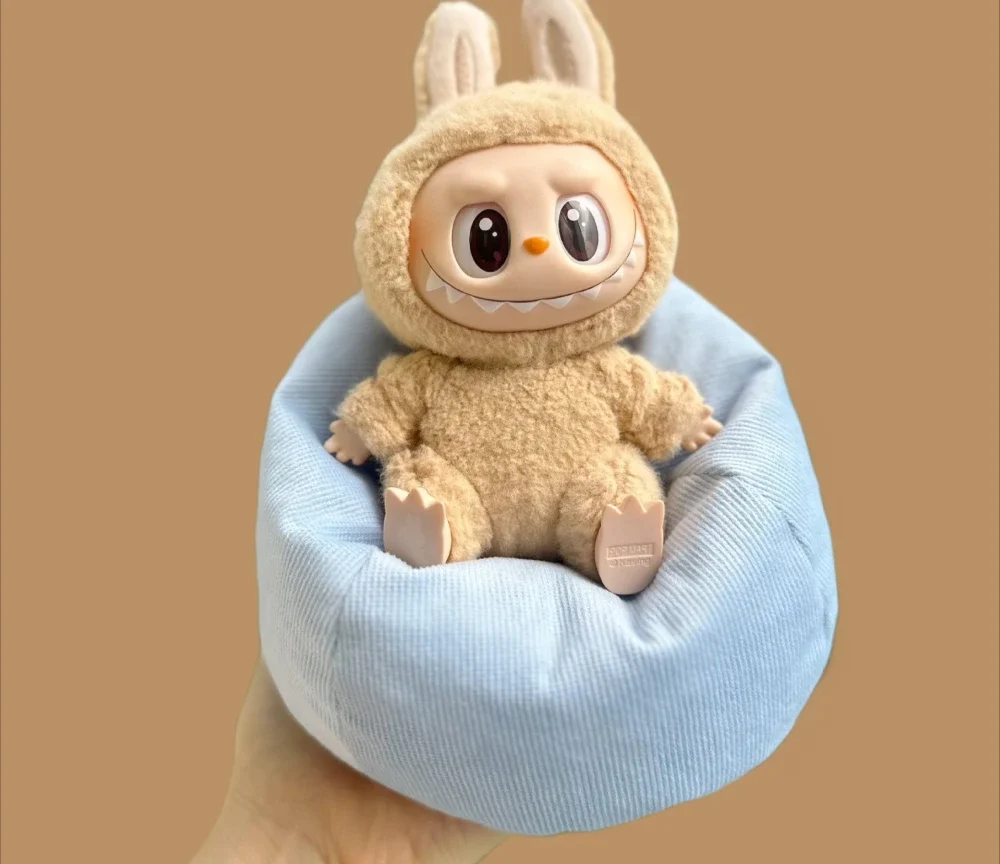 אביזרים ל-V2 V3 Labubu בגדי מעצב מתאימים לבובת 17CM  מיני ספה