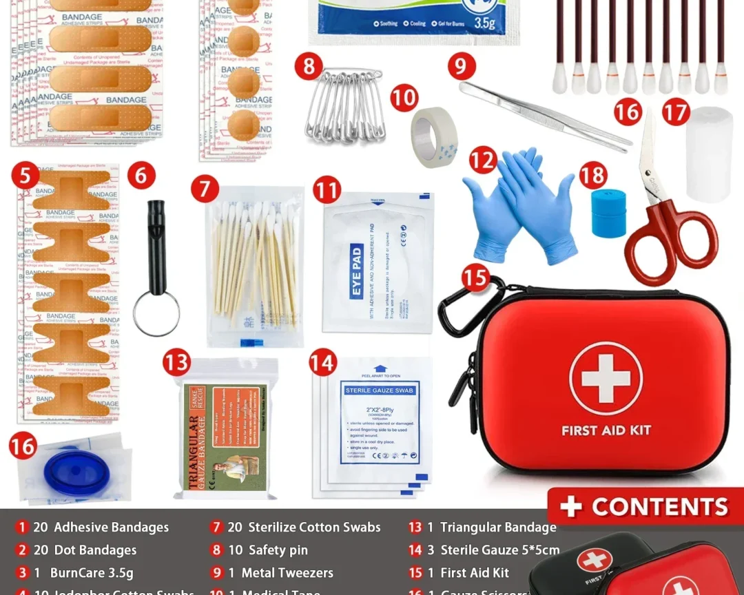 ערכת עזרה ראשונה רב-תכליתית, חירום, ציוד רפואי ראשוני, נייד, חובה בכל בית