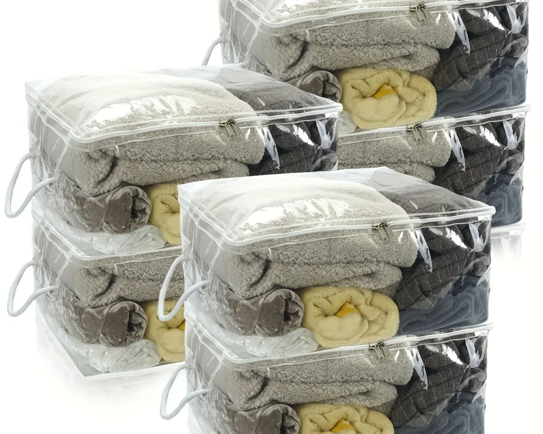 תיק אחסון PVC שקוף