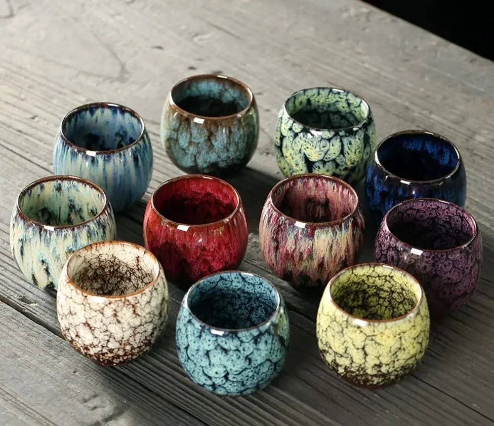 ספלי תה פורצלן בסגנון יפני