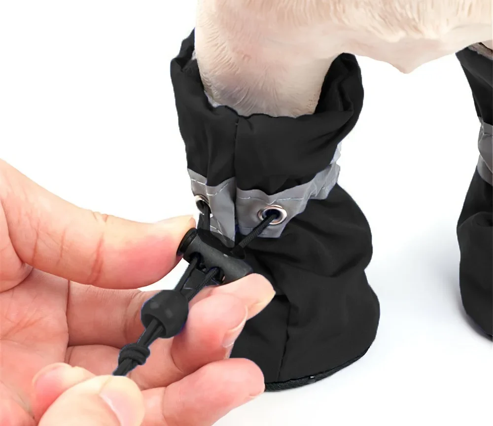 נעלי גשם עמידות למים לכלבים קטנים