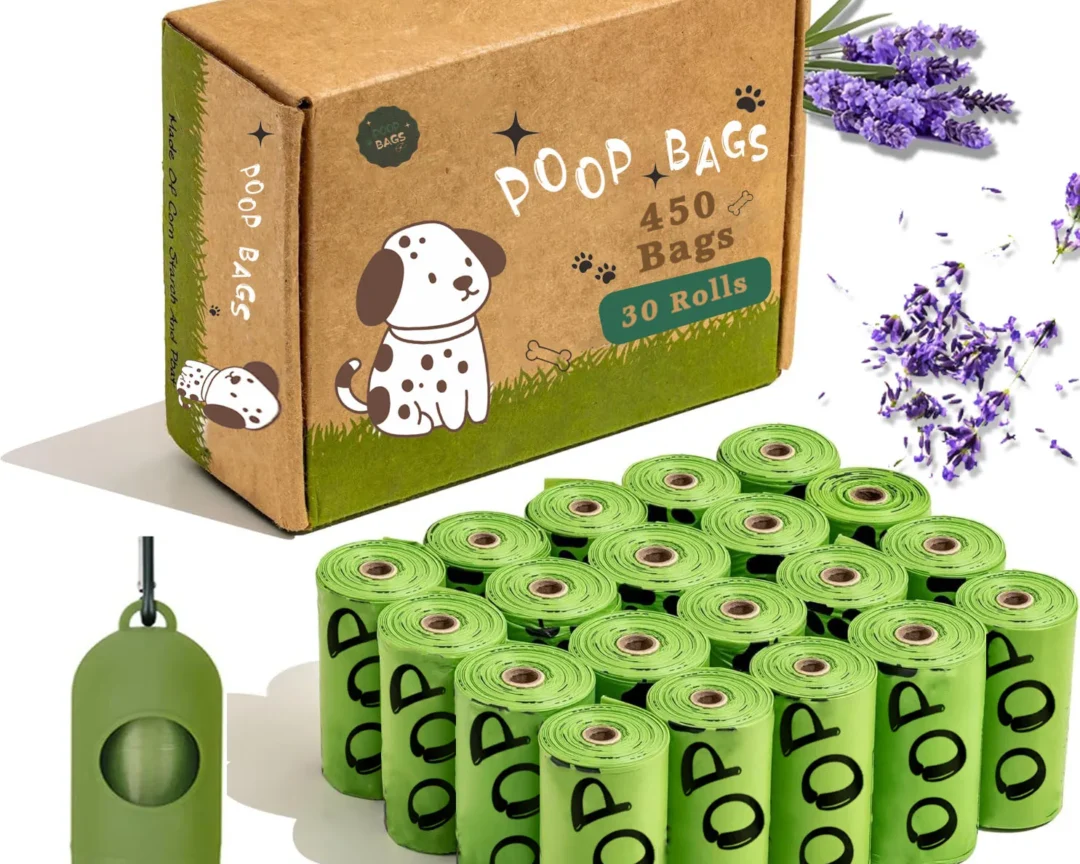 שקי צואה לכלבים בריח לבנדר