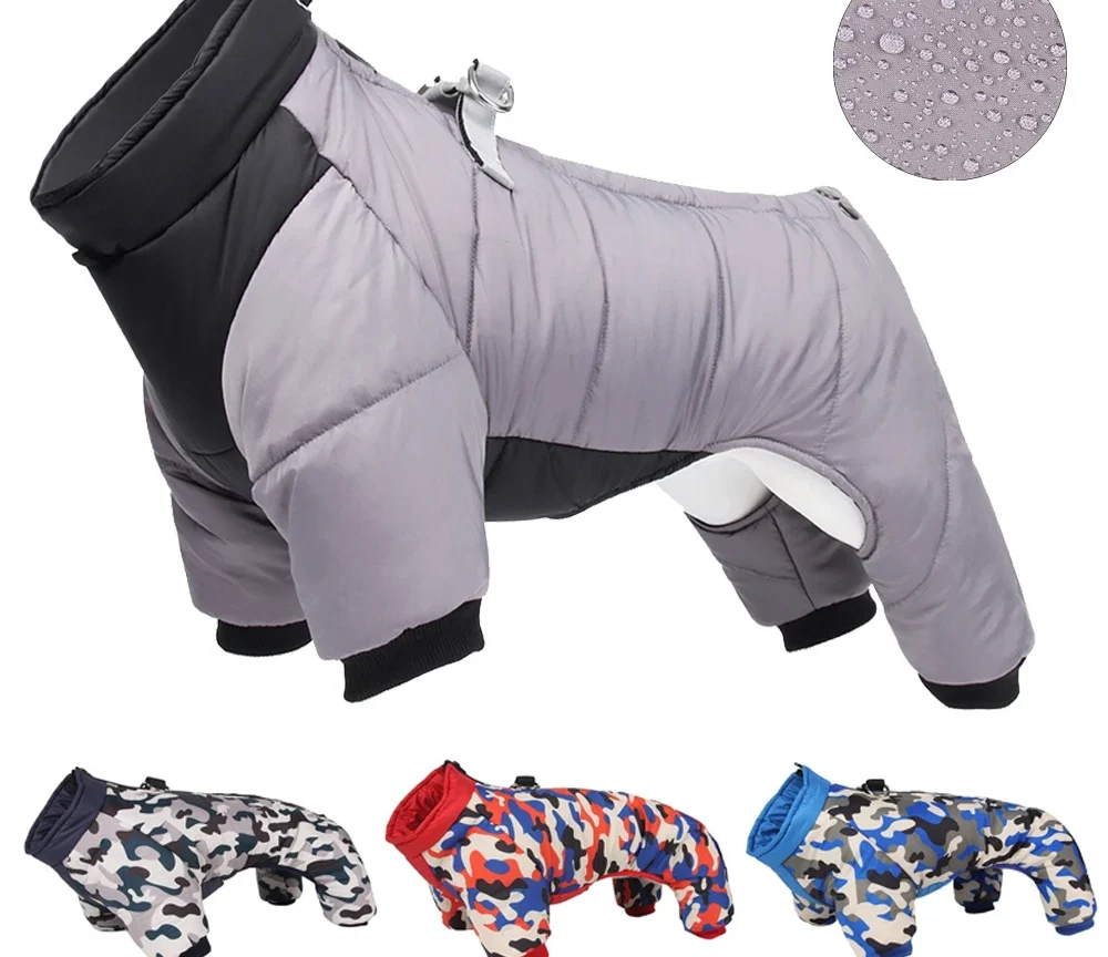 ג'קט חורף מחמם ועבה לחיות מחמד