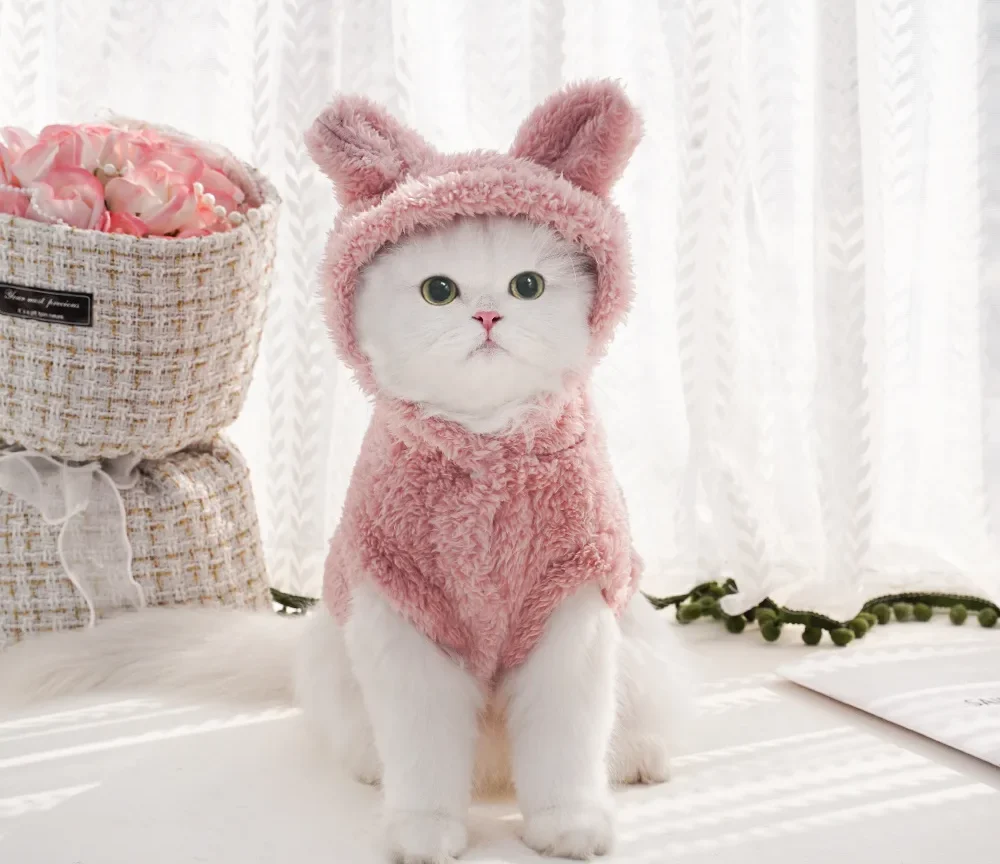 סוודר פליז חמים לכלבים וחתולים